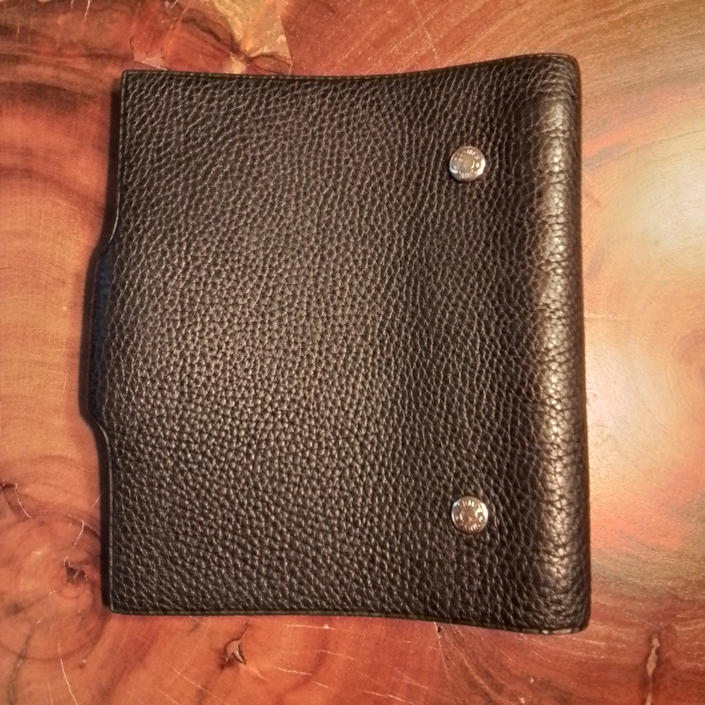 Hermes Ulysse PM Mini Notebook Cover In Togo Calfskin Leather Noir - Picture 4 of 16